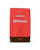 J. Hornig Kaffeebohnen, Spezial, 500g ganze Bohnen, mildes Aroma, schokoladiger Geschmack, für Vollautomaten, Filterkaffee und Espressokocher