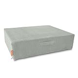 Funzy Hüpfpolster für Kinder – Hüpfmatratze mit Taschenfederkern, Sicherer & leiser Hüpfspaß, Cord-Bezug, Waschbar & Schadstofffrei, Für Motorik und Bewegung, Cord Salbei Grün, 85x65x21 cm