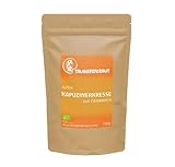 Kapuzinerkresse getrocknet BIO (100g) Alpen Kapuzinerkressekraut geschnitten aus Österreich – naturbelassen & aromatisch von Tausendkraut