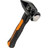 Klein Tools H80602 Vorschlaghammer, 2-1/2 Pfund Schmiedehammer mit Fiberglasstiel und Keilfläche, stoßfestes Design zum Schlagen und Abreißen, inklusive Schlüsselbandloch