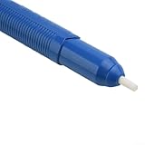 Zinn-Sauger, Vakuum-Entlötpumpe mit Spitze, 33 cm Zinn-Saugnapf, Silikon-Entlötwerkzeug, 330 mm lang, blau