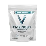 VMAZING90 Vegan Protein Isolate 1Kg Neutral | 84% Eiweissanteil - besteht aus 100% Ackerbohnen Protein Isolat | Pflanzliches Proteinpulver mit cremiger Konsistenz | Ohne Zusatzstoffe