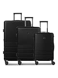camel active Hartgepäck Koffer-Set 3-teilig | Reise-Trolleys aus hochwertigem, robustem Polycarbonat Material | für Damen und Herren | 4 Doppelrollen & Zahlenschloss | Hanoi Serie