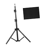 KONTONTY Projektorhalterung Projektor-laptopständer Notizbuch Tripod Projector Stand Sockel Stativ Für Projektorständer Einstellbar Ergonomisch Projektorständer Verstellbar Schwarz