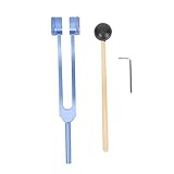 BESPORTBLE 1 Satz Aluminiumlegierung Stimmgabel für Ohrenreinigung Medizinisches Prüfgerät Ergonomisch und Langlebig für Nerven und Sinnestests Blau
