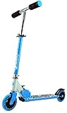 Best Sporting Scooter Kinder I klappbarer Tretroller I weiß-blau I hochwertiger City Roller Kinder ab 5 Jahren I Kinderroller mit Rollengröße 125 x 24 mm I Roller Kind I Roller für Kinder