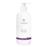 Clarena - Regenerierendes und feuchtigkeitsspendendes Haarshampoo 500 ml - Silk Touch Shampoo - Shampoo mit Seide, Hyaluronsäure und Peptiden - Glättendes Shampoo für trockenes und geschädigtes Haar