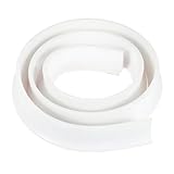 HONITANO Selbstklebender Silikon Wasserrückhalte Streifen Weiß Flexible Dichtungsleiste für Bad Wc Arbeitsplatte Dusche Wasserabweisend Langlebiger Schutz für Nassbereiche