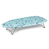 Beldray Bügelbrett Klein 73x31cm, Bügeltisch & Mini Bügelbrett für Tisch, Kleines Bügelbrett mit Baumwollbezug, Tischbügelbrett Faltbar für Reise & Zuhause