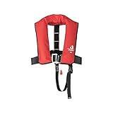 12skipper Kinder-Automatik Rettungsweste ISO 150N, Schwimmweste, rot