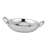 Cabilock Küchen Kochpfanne Aufwärmtopf Tiefe Pfanne Küchenutensilien Zubehör Chinesischer Wok Topf Wok Bratpfanne Tiefe Bratpfanne Wok Nudeltopf Traditionelle Wok Pfanne