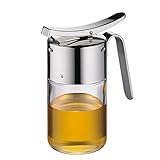 WMF Barista Sirup-/ Honigspender 240ml, Glas, Cromargan Edelstahl poliert, spülmaschinengeignet