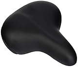 Selle Royal Touren-City-Sattel mit Vollschaumpolsterung & Elastomerdämpfung, bequem & stoßdämpfend für Citybikes, Fahrradsattel in Schwarz, ergonomisch & druckentlastend, ideal für Citytouren