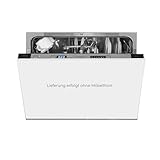 Exquisit Geschirrspüler EGSP1060-E-030F schwarz | Spülmaschine 55 cm vollintegriert | Einbaugeschirrspüler | 6 Maßgedecke | Schwarz