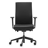 TREND OFFICE Trendoffice to-Strike Comfort pro sk 9248, Testsieger Stiftung Warentest, ergonomischer Bürostuhl mit 4D-Armlehnen, höhenverstellbare Rückenlehne, by Dauphin (schwarz)