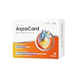 Activlab Pharma AspaCard, 60 Tabletten, unterstützt gesunden Blutdruck, Muskeln und Nervensystem, enthält Magnesium, Kalium und L-Asparaginsäure