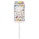 slant collections 10-07020-092 Push-Pop Confetti Party-Popper, Papier, Queue-Konfetti