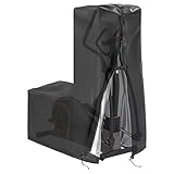 wasserdichte Elliptische Maschine Abdeckung - Staubschild, Schutzschale | Windproof Oxford Stoff Slip, Fitness Guard Für Cross Trainer Home Fitnessgeräte Horizontale Innenübungen Aufbewahrung