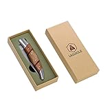 LAGUIOLE - Taschenmesser Wood Lines - Klappmesser Jagdmesser Edelstahl Camping Outdoor Messer Holzgriff Hellbraun Beige Geschenke für Männer Vatertag