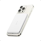 Anker Nano Powerbank, Ultraschlanke 5000mAh Magnet-Powerbank, Qi2-zertifiziert, 15W Max ultraschnelles Laden, MagSafe-kompatibel, tragbares Ladegerät, Ergonomisches Design, Für iPhone 16/15/14/13/12