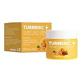 Kurkuma -Honig -Gesichtscreme, Gesichtsfeuchtigkeitscreme, Hauthäutiger Lotion, Leichte Textur, Nahrhafte Formel, 50 G, Für Schönheit, Gesichtsbehandlung, Frauen, Hautpflege