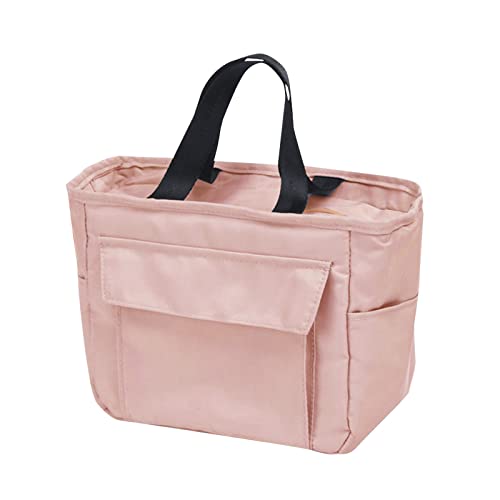 Clicitina Aluminiumfolie-Isoliertasche mit großer Kapazität, tragbare Mode-Handtasche, Outdoor-Picknicktasche, wasserdichte Isoliertasche, Tragetasche EBg376 (Pink, One Size)