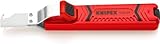 KNIPEX Abmantelungswerkzeug mit Schleppklinge schlagfestes Kunststoffgehäuse 165 mm 16 20 165 SB