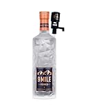 9 Mile Vodka (1 x 3 Liter) inkl. Flaschenpumpe 37,5% Vol. Alkohol - Flasche inkl. LED-Beleuchtung - Granite Rock Filtrated Premium Wodka - Milder Geschmack - Als Drink, Shot oder Geschenkidee