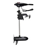 Aussenborder Bootsmotor Elektro 12V 45LBS Schlauchboot Elektromotor Boot Außenborder, Elektrische Trolling Motor Dehnbar Außenbordermotoren für Boote, Kajaks, Kanus & Schlauchboote