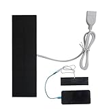 Solar-Ladegerät, 3 W, tragbares USB-Geräte-Ladegerät, kompakte Powerbank für Outdoor-Camping, Handy, Laptop, Kamera, Backup