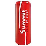 Summit Cola kalorienarm 24x25cl (inkl. 6€ Pfand) - Erfrischende kalorienarme Cola mit vollem Geschmack, perfekt für bewussten Genuss, 24 Dosen à 250 ml.