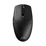 Corsair M55 Wireless Leichte FPS-Gaming-Maus – 2,4GHz & Bluetooth – 24.000 DPI – Langlebige Lebensdauer der Batterie – Sechs Programmierbare Schaltflächen – Texturierte Seitengriffe – Schwarz