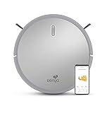 Senya Staubsauger-Roboter My Little Robot WLAN-Verbindung und programmierbar per App/Fernbedienung, 2000 Pa, 120 min für Teppiche und Hartböden, leise