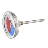 TOYANDONA Grillthermometer Bratenthermometer Ofenfleischthermometer Fleischthermometersonde Holland Grillteile Bbq Pit Thermometer Kaffeethermometer Küchenthermometer Edelstahl 304