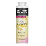 John Frieda Go Blonder Shampoo - Vorteilsgröße: 500 ml - Aufhellend - Haartyp: blond, blondiert - Kabinettgröße