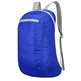 Leichter Rucksack, wasserdicht, faltbar, Reisetasche, atmungsaktive Schultergurte, kompaktes gepolstertes Design, Wanderrucksack für Fitnessstudio, , Geschäftsreisen, täglichen Gebrauch, 44 x 28