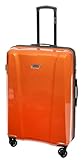 Bowatex Reisekoffer groß 74 cm auf 4 Rädern Koffer Trolley orange von Cavalet