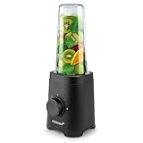 Korona 24500 Smoothie Maker | mit 2 Leistungsstufen & Pulse Funktion |für ein homogenes Mixergebnis | ToGo Becher 600 ml mit Trinköffnung | |BPA-frei | Leistung 320 Watt