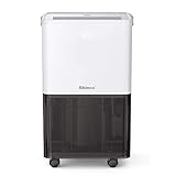SHINCO Luftentfeuchter Elektrisch 10L,Raumentfeuchter mit Feuchtigkeitssensor,für 45m³(15m²),Energieeinsparung,Aktivkohlefilter,Wäsche trocknen,Automatischer Neustart,Ablaufschlauch