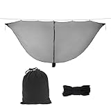 Sternstunde Hängematte Moskitonetz 330x140 cm - 360° Insektenschutz für Camping & Garten - Leichtes Polyester mit Tragetasche - 2-Minuten Aufbau - Kompatibel mit den meisten Hängematten
