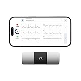Kardiamobile 6-Kanal-EKG-Herzfrequenzmesser – Sechs Ansichten des Herzens – Erkennt Vorhofflimmern – Sofortige Ergebnisse in 30 Sekunden – Funktioniert mit den meisten Smartphones