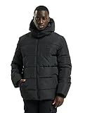 Urban Classics Herren Hooded Puffer Jacket with Quilted Interior Jacke, Black, XXL