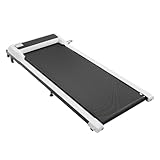 Laufband für Zuhause, 2 in 1 Walking Pad, Laufband Schreibtisch mit Fernbedienung und LED-Anzeige für Zuhause und Büro, Treadmill for Home 1-8km/h