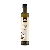FOODIN MCT Öl aus 100% Kokosöl, Multi-Chain Triglyceride (MCT) Oil, Hergestellt aus produzierter Kokosnuss, 100 % glutenfrei und vegan, 500 ml, Ideal für Ketogene Ernährung