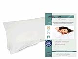 allsaneo Premium Allergiker Kissenbezug 40x80 cm | Allergie Bettwäsche extra weich und leicht | Anti Milben Encasing | Milbenschutz | allergendichter Zwischenbezug | TÜV geprüft