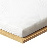 Topper 160x200 cm – 8 cm Höhe, Wendbar H3 & H4 Härte, Gel-Schaum & Visco Memory Foam, Öko-TEX Zertifiziert, Waschbarer Bezug, Matratzentopper für Boxspringbett, Wohnwagen & Schlafsofa