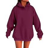 Hoodie Damen Oversize Shirt Teenager Mädchen Casual Outfit Damen Sweat Shorts Langarmshirt Cordjacke Kurze Baggy Jeans Hoodie Mit Kapuze Sweater Zip Jacke Decke Schwarz Body Kurzarm