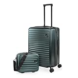 JASLEN - Gepäck-Sets, Reisekoffer, Reisekoffer Set, Kofferset, Hartschalenkoffer, Trolley-Set, Luggage - Große Auswahl an Koffer & Trolleys für Jede Reise!, Grün