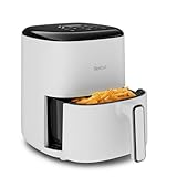Tefal Easy Fry Compact Heißluftfritteuse 3L Fassungsvermögen, 10 automatische Garprogramme, Touchdisplay, zeit- und energiesparend, Antihaftbeschichtung, Nube, EY145A