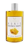 HASLINGER Nr. 2202, Honig Shampoo & Duschbad mit Bienenhonig 200ml, Luxuskosmetik